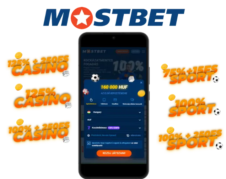 mostbet bonus 160000 huf